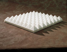 Load image into Gallery viewer, White Melamine Pyramid Acoustic Panels